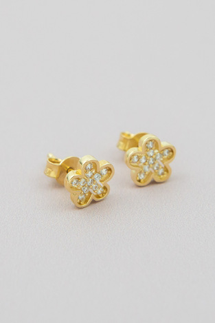 Children's daisy earrings