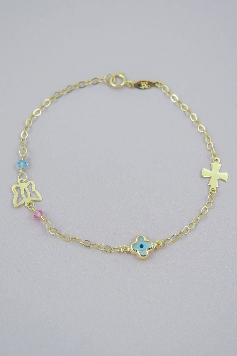 Children's butterfly bracelet