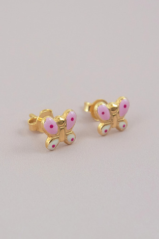 Children's butterfly earrings