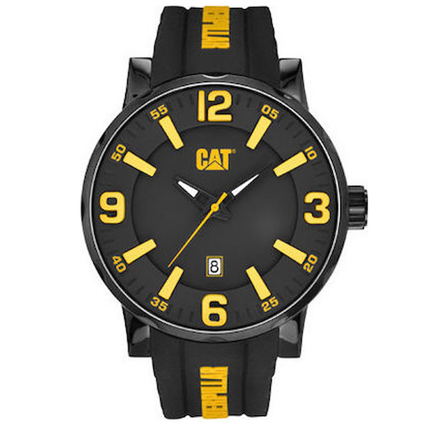 CATERPILLAR BOLD XL BLACK SILICONE STRAP