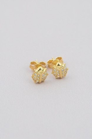 Children's ladybug earrings