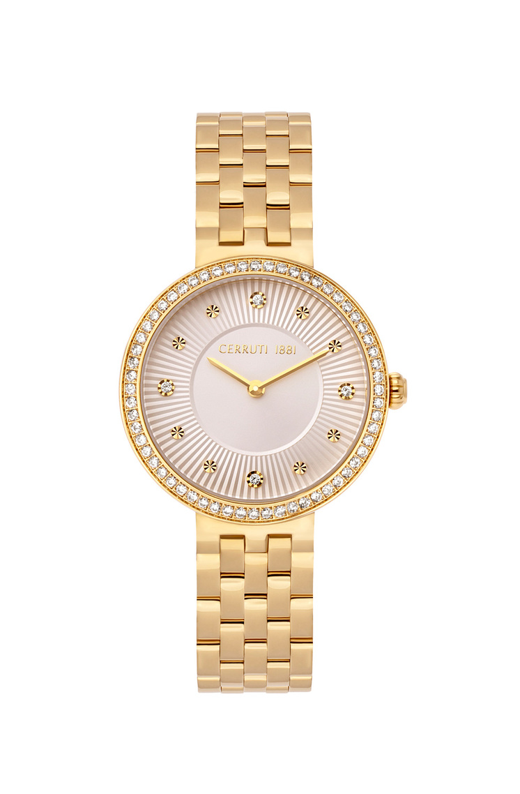 CERRUTI VALFORIANA GOLD STAINLESS STEEL BRACELET