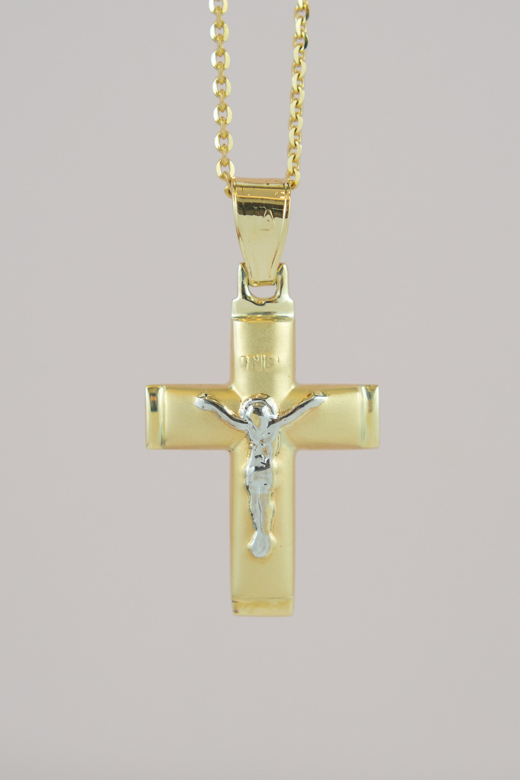 Baptist Cross for Boy with the Crucified