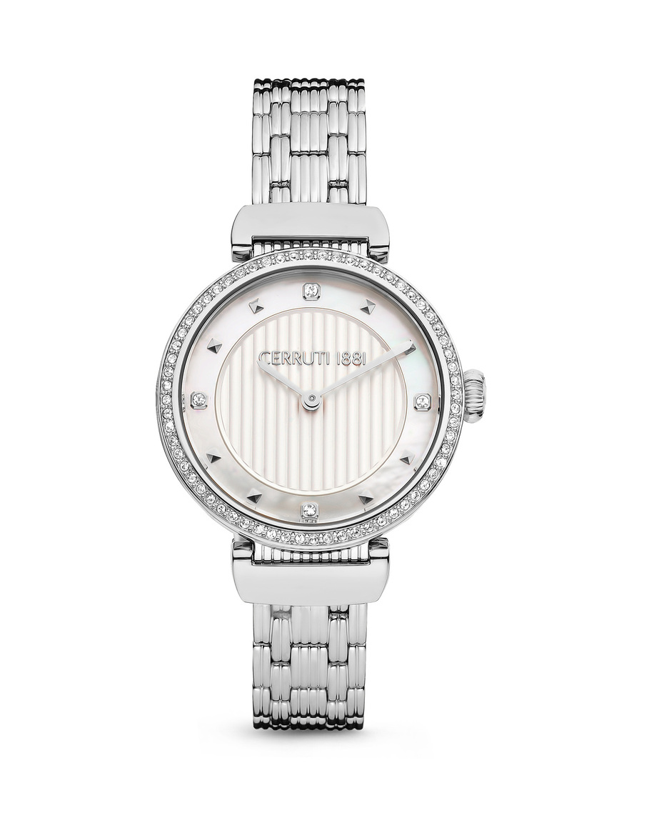 CERRUTI MAIRA CRYSTALS STAINLESS STEEL BRACELET