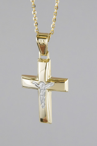 Men's Cross with Crucified