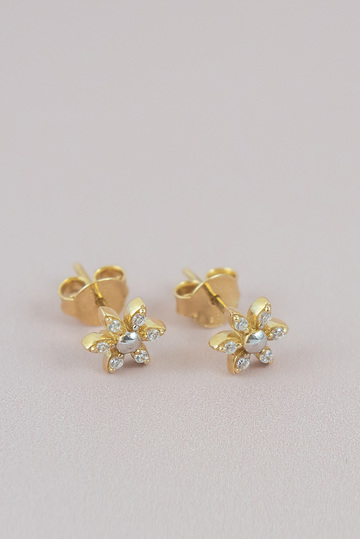 Children's daisy earrings