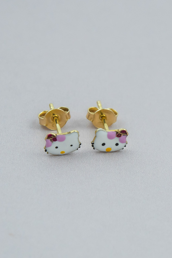 Hello kitty children's earrings