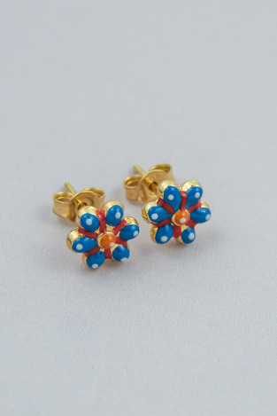 Children's daisy earrings
