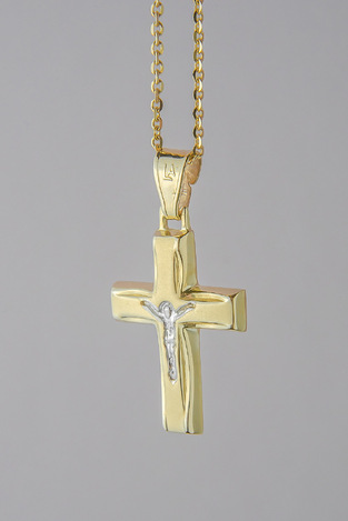 Men's Cross with Crucified