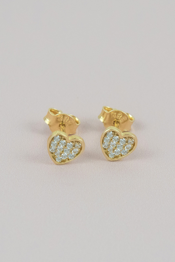 Children's hearts earrings
